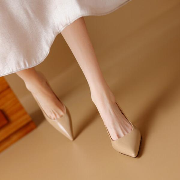 Exquisite Handmade Leather Women's Shoes: Luxury Craftsmanship for Elegance(EdmdA6263)