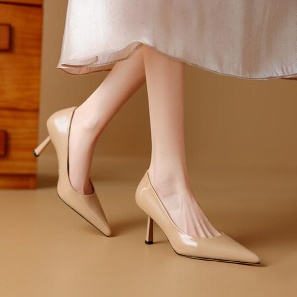 Exquisite Handmade Leather Women's Shoes: Luxury Craftsmanship for Elegance(EdmdA6263)