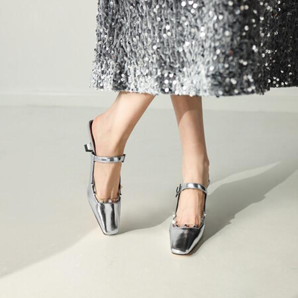 Handcrafted Luxury Leather Women's Shoes: Elegance in Every Stitch(EdmdA6267)