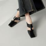 Handcrafted Genuine Leather Women’s Shoes - Luxurious Elegance & Craftsmanship(EdmdA6269)