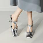 Handcrafted Premium Leather Women's Shoes for Elegant Sophistication(EdmdA6270)