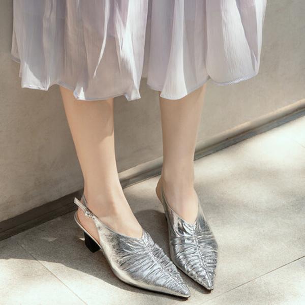 Handcrafted Genuine Leather Women's Shoes - Elegant Craftsmanship for Luxury Style(EdmdA6271)