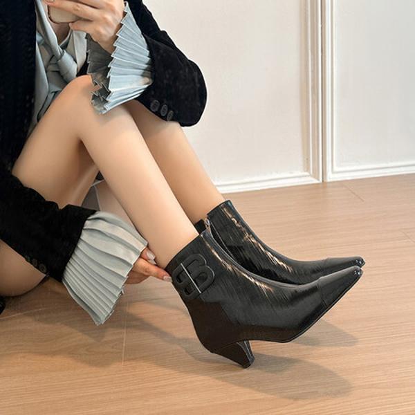 Elegant Handmade Leather Women's Shoes: Luxury Craftsmanship & Quality(EdmdA6302)