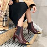 Crafted Elegance: Luxurious Handmade Leather Women's Shoes(EdmdA6299)