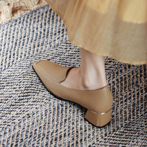 Handcrafted Genuine Leather Women's Shoes - Exquisite Elegance and Luxury(EdslG218)