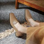 Handcrafted Genuine Leather Women's Shoes - Exquisite Elegance and Luxury(EdslG218)