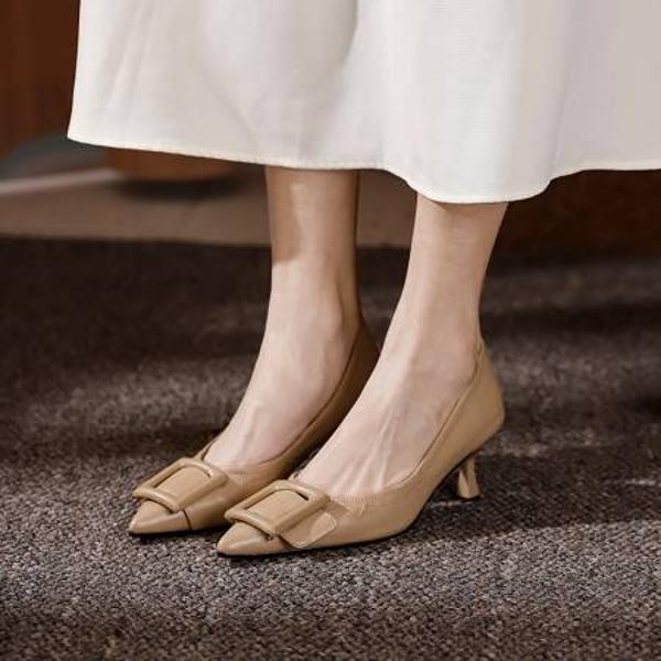 Handcrafted Genuine Leather Women's Shoes: Elegance, Luxury, and Artisanal Craftsmanship(EdslG187)