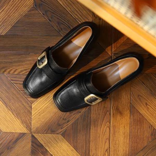 Handcrafted Luxury Leather Women’s Shoes: Elegance Redefined(EdslG902)