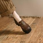 Handcrafted Genuine Leather Women's Shoes: Luxury & Elegance(EdslG43)