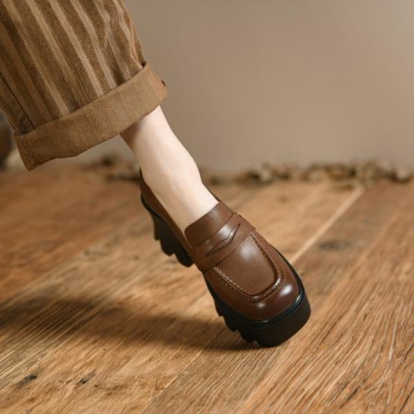 Elegance in Every Stitch: Handcrafted Luxury Leather Women’s Shoes(EdslG42)