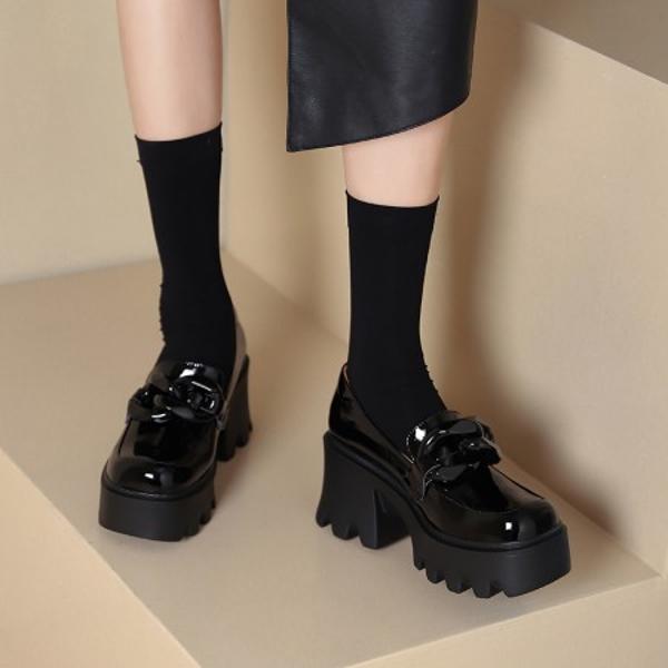 Handcrafted Luxury Leather Women's Shoes with Elegant Craftsmanship(EdslG37)