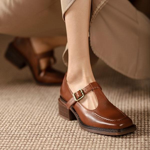 Elegant Handmade Genuine Leather Women's Shoes: Unmatched Craftsmanship & Luxury(EdslG93)