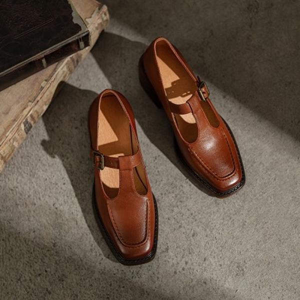 Elegant Handmade Genuine Leather Women's Shoes: Unmatched Craftsmanship & Luxury(EdslG93)