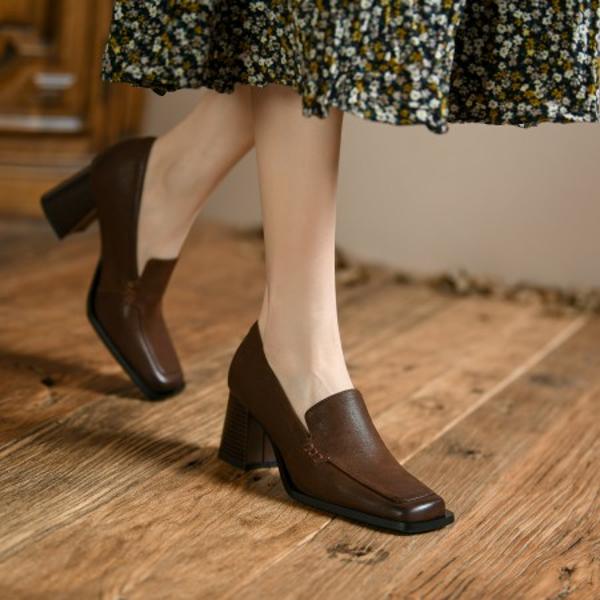 Luxury Handcrafted Leather Women's Shoes for Elegance(EdslG62)