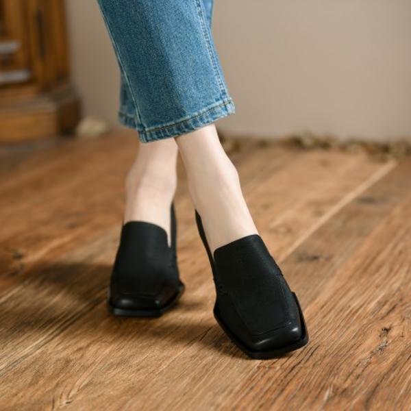 Luxury Handcrafted Leather Women's Shoes for Elegance(EdslG62)