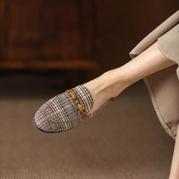 Luxurious Handcrafted Leather Women’s Shoes with Elegance(EdslG83)