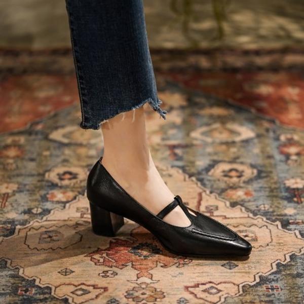 Handcrafted Luxury Leather Women's Shoes – Elegance in Every Step(EdslG162)