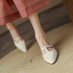 Handcrafted Genuine Leather Women's Shoes - Elegant Luxury(EdslG162-1)