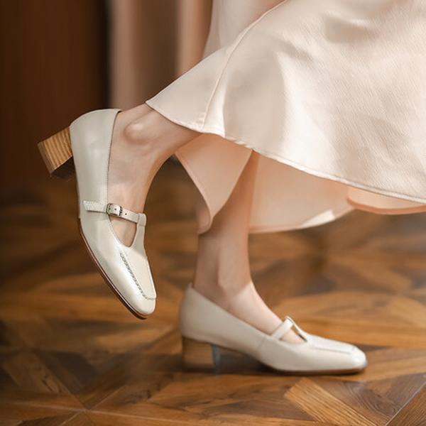 Elegant Handcrafted Leather Shoes for Discerning Women(EdslG316)