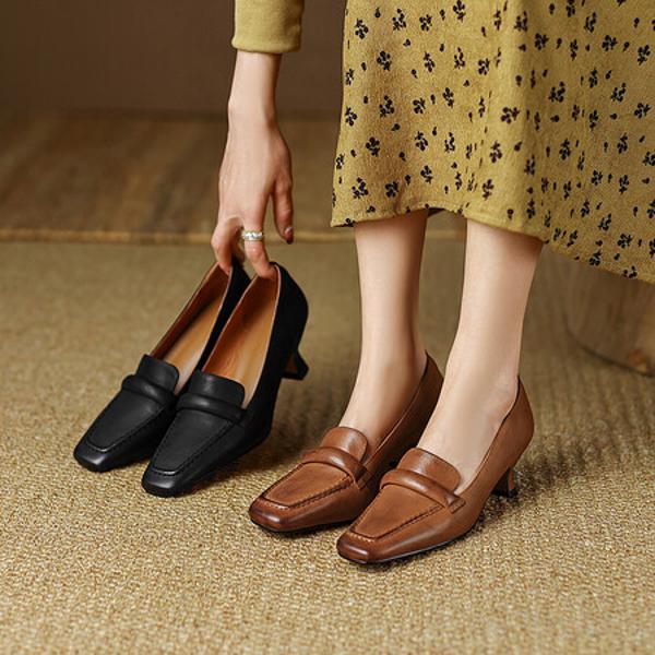 Luxurious Handcrafted Leather Women’s Shoes(Edsl376)