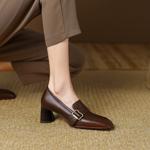 Handcrafted Luxury Leather Women's Shoes: Elegance Defined(Edsl379)