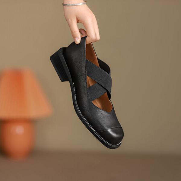 Handcrafted Luxury Leather Women’s Shoes, Elegant Quality(EdslG346)