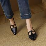 Exquisite Handcrafted Genuine Leather Women's Shoes for Elegant Luxury(EdslG301)