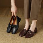 Exquisite Handcrafted Leather Women's Shoes: Elegance Meets Luxury Quality(EdslG388)
