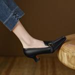 Exquisite Handcrafted Genuine Leather Women's Shoes: Luxury, Elegance & Craftsmanship(EdslG387)