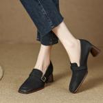 Elegant Handcrafted Leather Women's Shoes of Luxurious Quality(EdslG425)