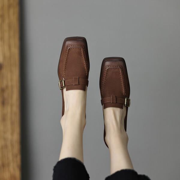 Luxury Genuine Leather Handmade Women's Shoes: Elegance in Every Stitch(EdslG2314)