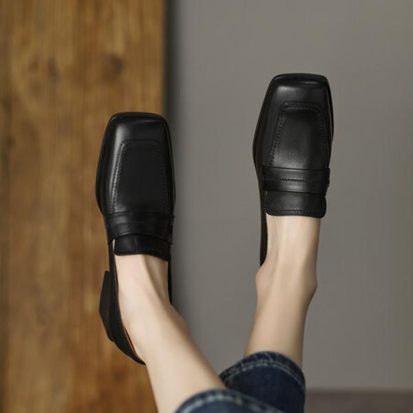 Handcrafted Luxury Leather Women's Shoes - Elegant Craftsmanship(EdslG2326)