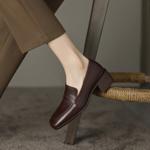 Handcrafted Luxury Leather Women's Shoes - Elegant Craftsmanship(EdslG2326)