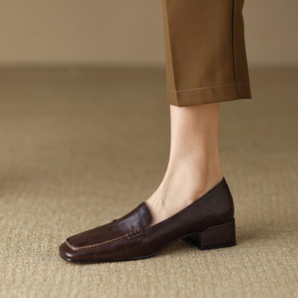 Handcrafted Genuine Leather Women's Shoes: Elevate Elegance with Luxurious Quality.(EdslG2336)