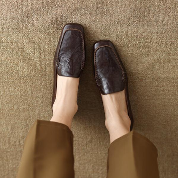 Handcrafted Genuine Leather Women's Shoes: Elevate Elegance with Luxurious Quality.(EdslG2336)