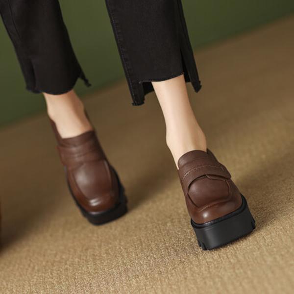 Elevate Your Elegance: Luxurious Handcrafted Leather Women's Shoes(EdslG2357)