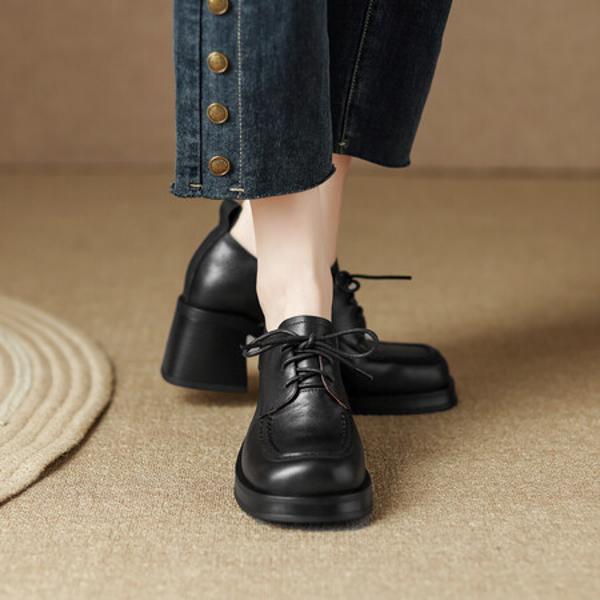 Exquisite Handcrafted Leather Women's Shoes for Elegance(EdslG431-1)