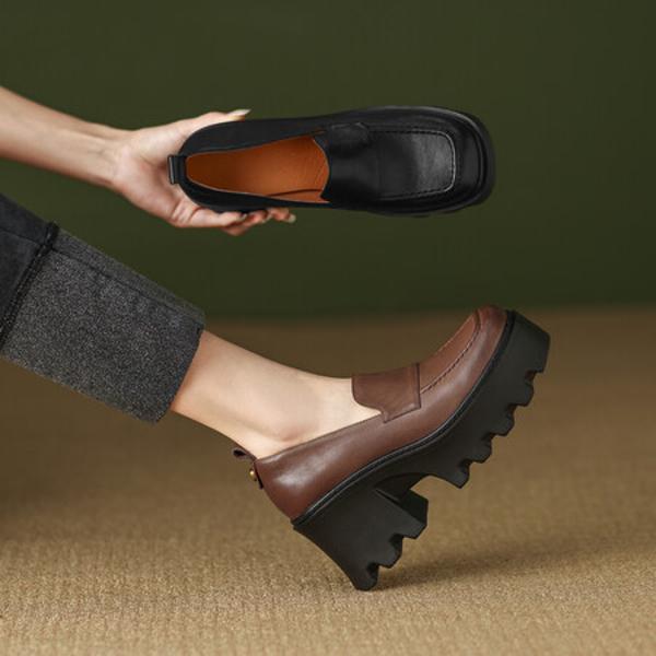 Exquisite Handcrafted Leather Women's Shoes: Luxurious Elegance and Craftsmanship(EdslG2358)