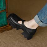 Elegant Handmade Leather Women's Shoes: Luxurious Craftsmanship(EdslG2354)