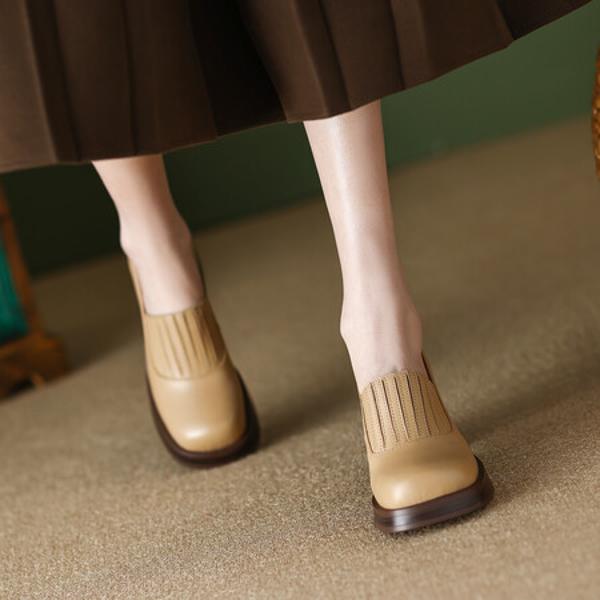 Exquisite Handcrafted Leather Women’s Shoes – Luxury Elegance(EdslG441)