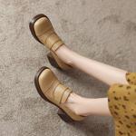 Handcrafted Genuine Leather Women’s Shoes: Elegant Luxury with Exquisite Craftsmanship(EdslG2302)