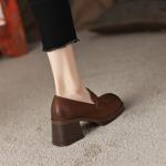 Luxurious Handcrafted Leather Women's Shoes: Elegance in Every Detail(EdslG2304)