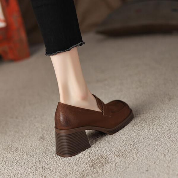 Luxurious Handcrafted Leather Women's Shoes: Elegance in Every Detail(EdslG2304)