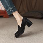 Luxurious Handcrafted Leather Women's Shoes: Elegance in Every Detail(EdslG2304)