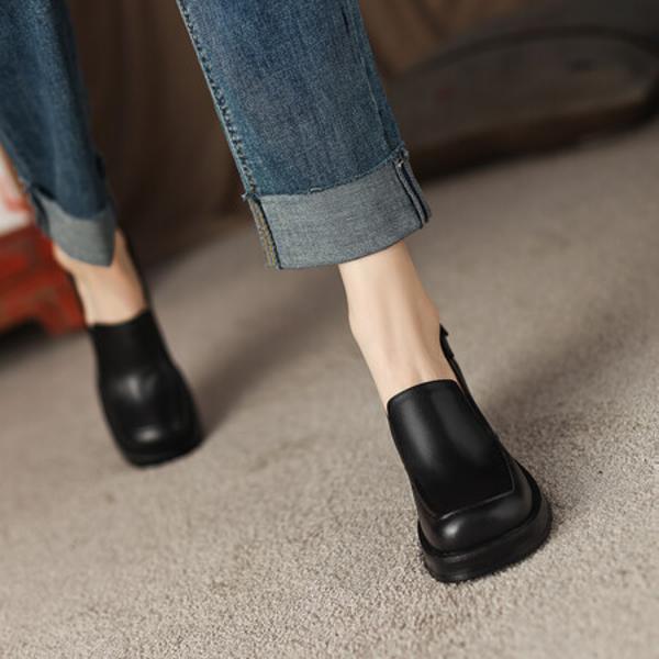 Elegant Handcrafted Genuine Leather Women's Shoes: Luxury Redefined(EdslG2303)