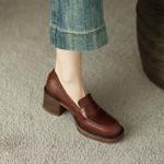 Elegant Handcrafted Leather Women’s Shoes - Luxurious Quality(EdslG2352)