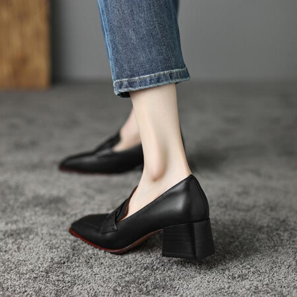 Exquisite Handmade Leather Women's Shoes: Sophisticated Craftsmanship and Luxury(Edsl2321)