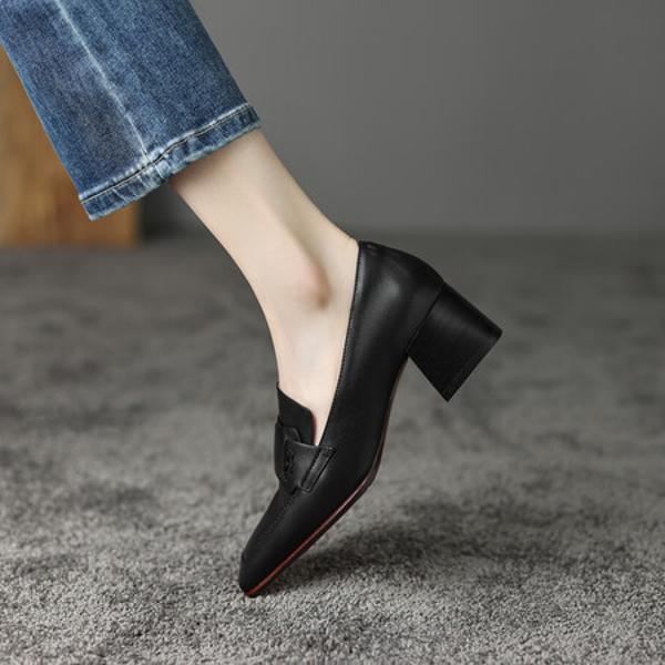 Exquisite Handmade Leather Women's Shoes: Sophisticated Craftsmanship and Luxury(Edsl2321)