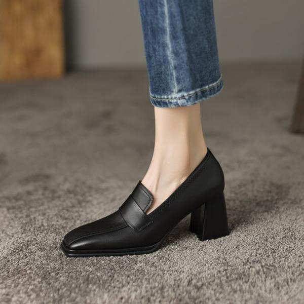 Handcrafted Genuine Leather Women's Shoes: Luxurious Elegance.(EdslG2327)