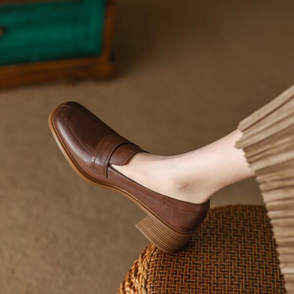 Exquisite Handcrafted Leather Women's Shoes: Luxury and Elegance Redefined(EdslG2363)